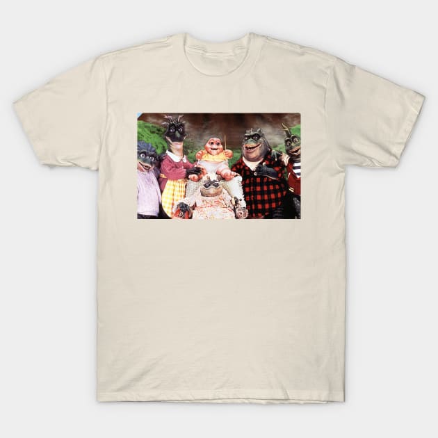 Dinosaurs, The Family T-Shirt by scohoe